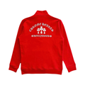 Chrome Hearts Red Triple Cross Embroidered Quarter Zip