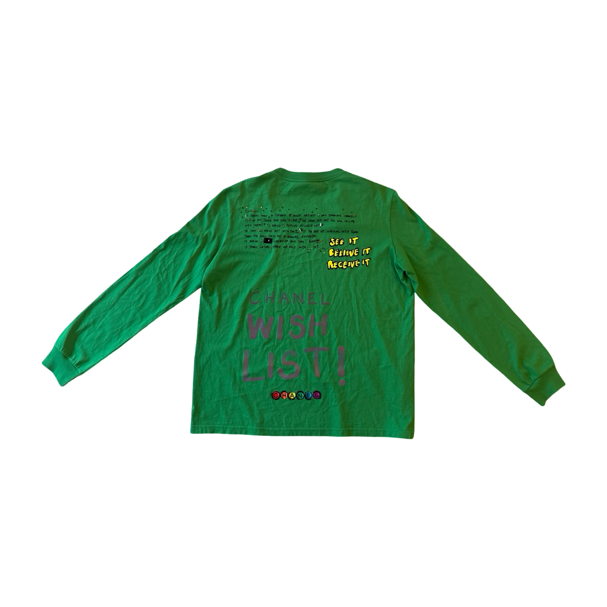 Chanel Pharrell Wish List Longsleeve Green