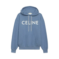 Celine Logo Blue Hoodie