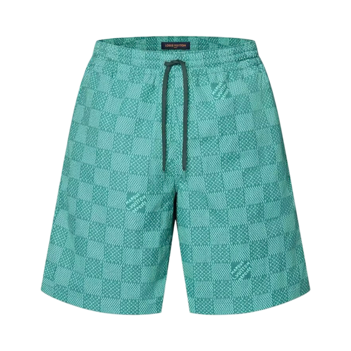 Louis Vuitton Damier Nylon Swim Trunks Teal