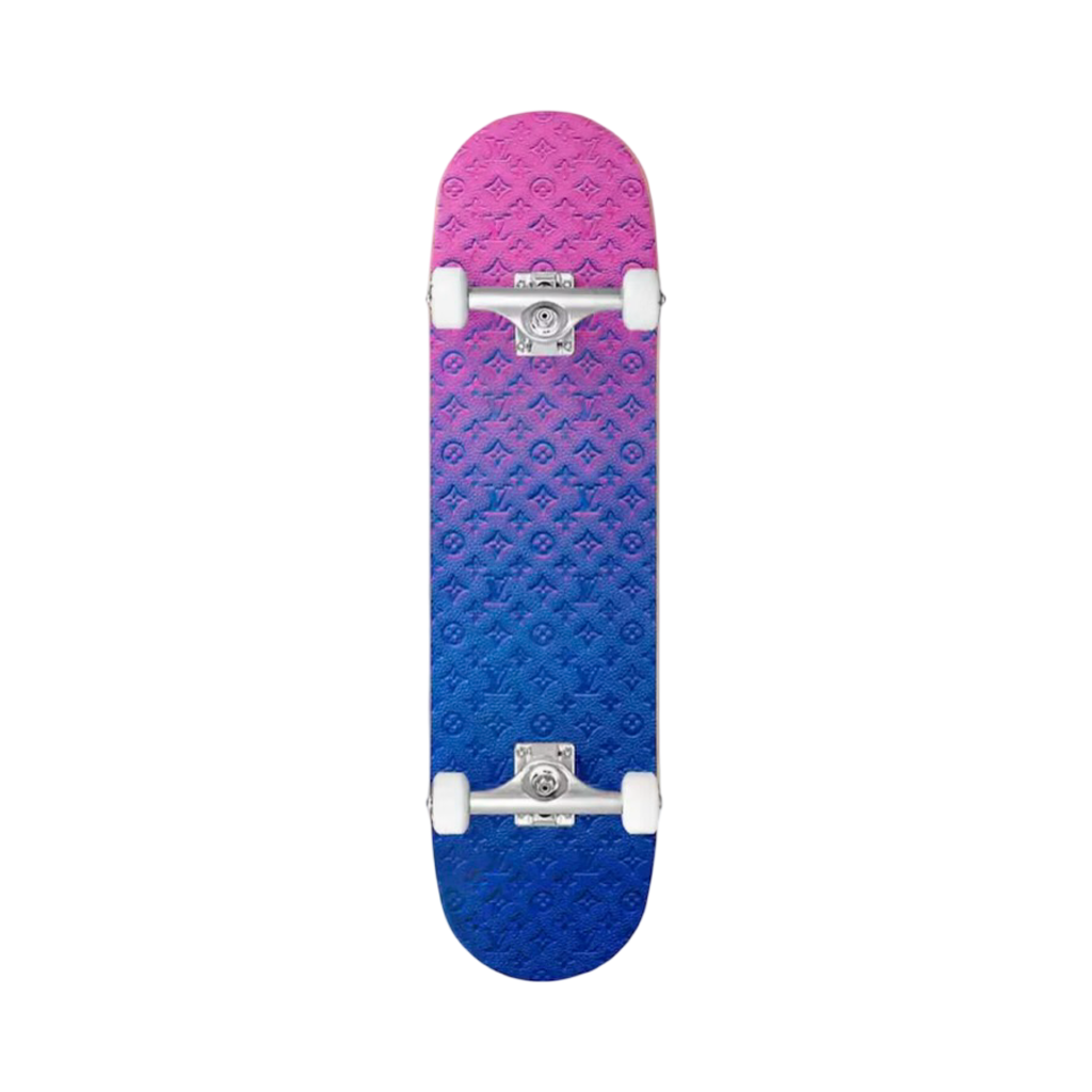 Louis Vuitton illusion Virgil Abloh Monogram Skateboard Deck Multicolor