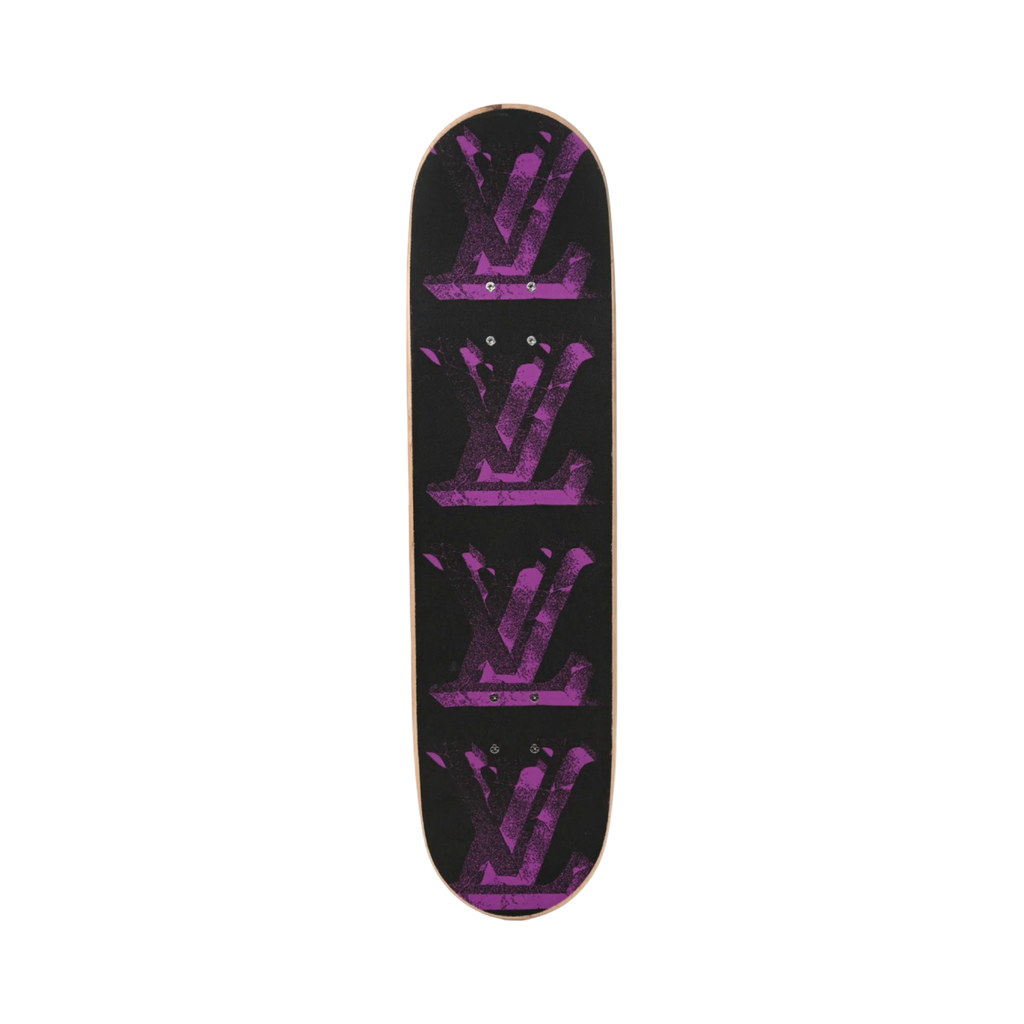 Louis Vuitton Monogram Floral Virgil Abloh Skateboard Deck