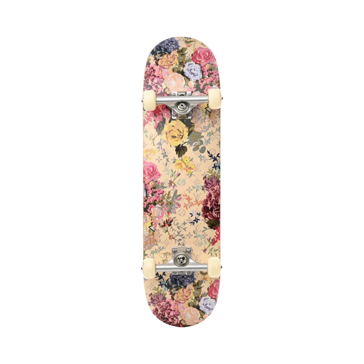 Louis Vuitton Monogram Floral Virgil Abloh Skateboard Deck