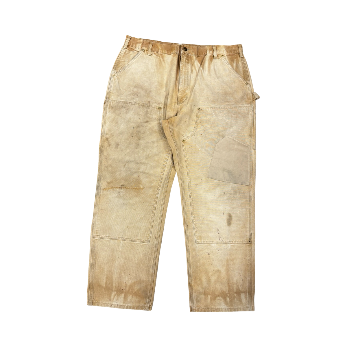 Carhartt Double Knee Repaired Pants Tan