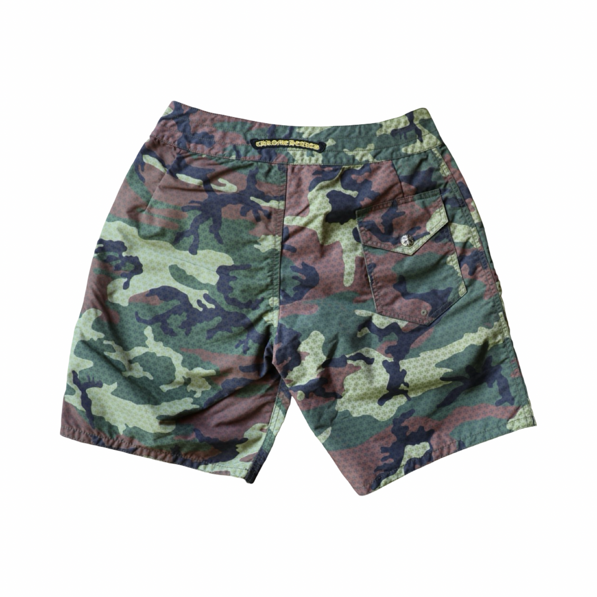 Chrome Hearts Patch Nylon Black Cross Shorts Camo