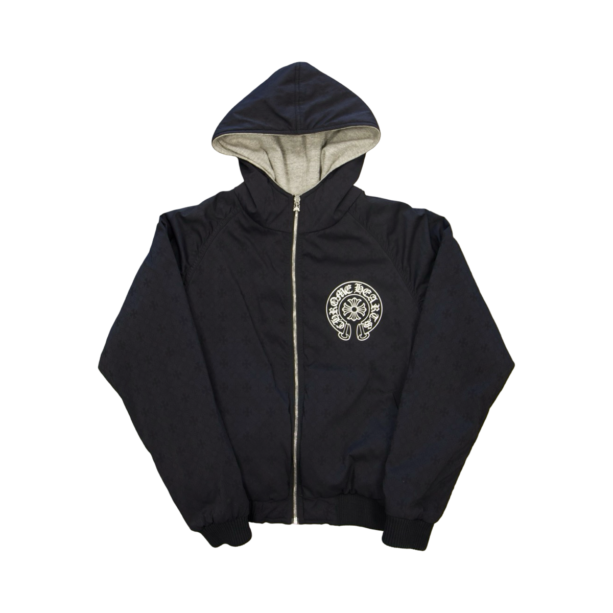 Chrome Hearts Jacquard Reversible Jacket Black & Grey