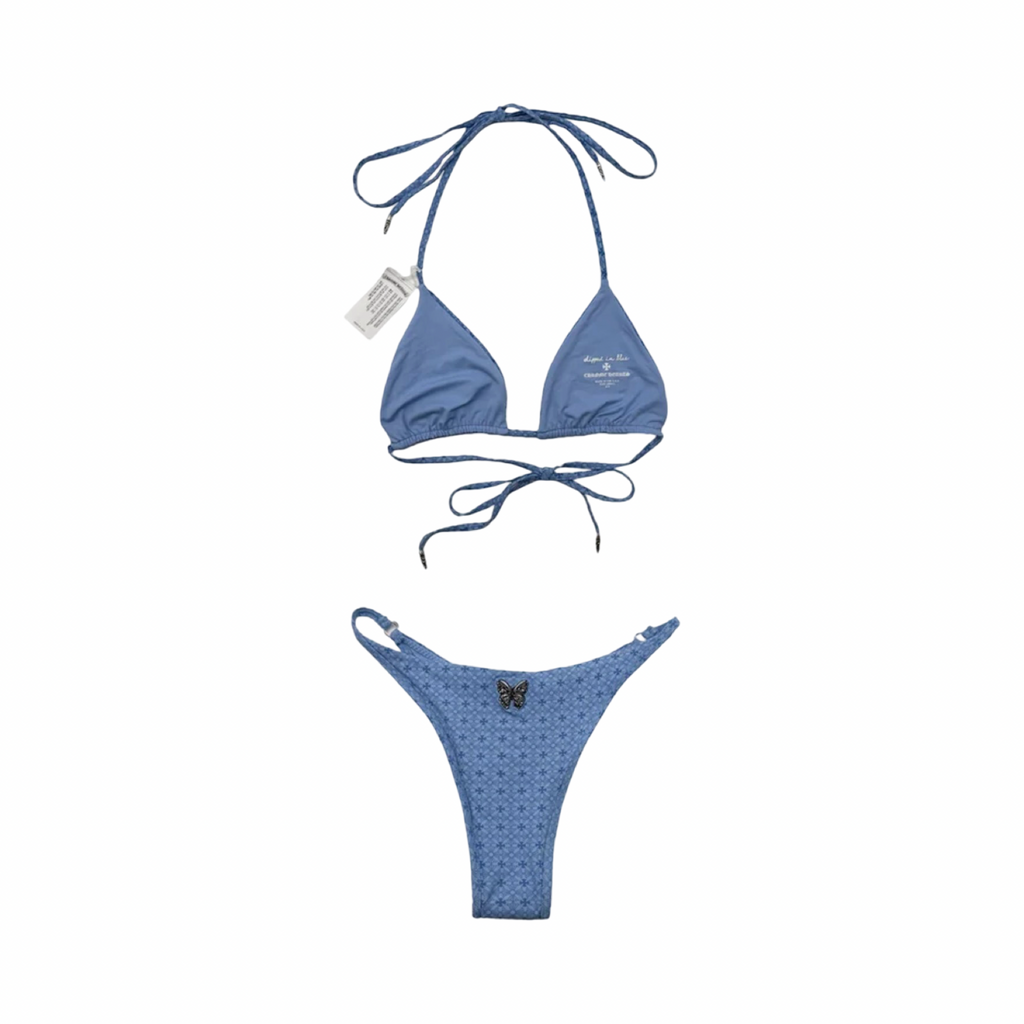 Chrome Hearts Dipped In Blue Bikini Blue
