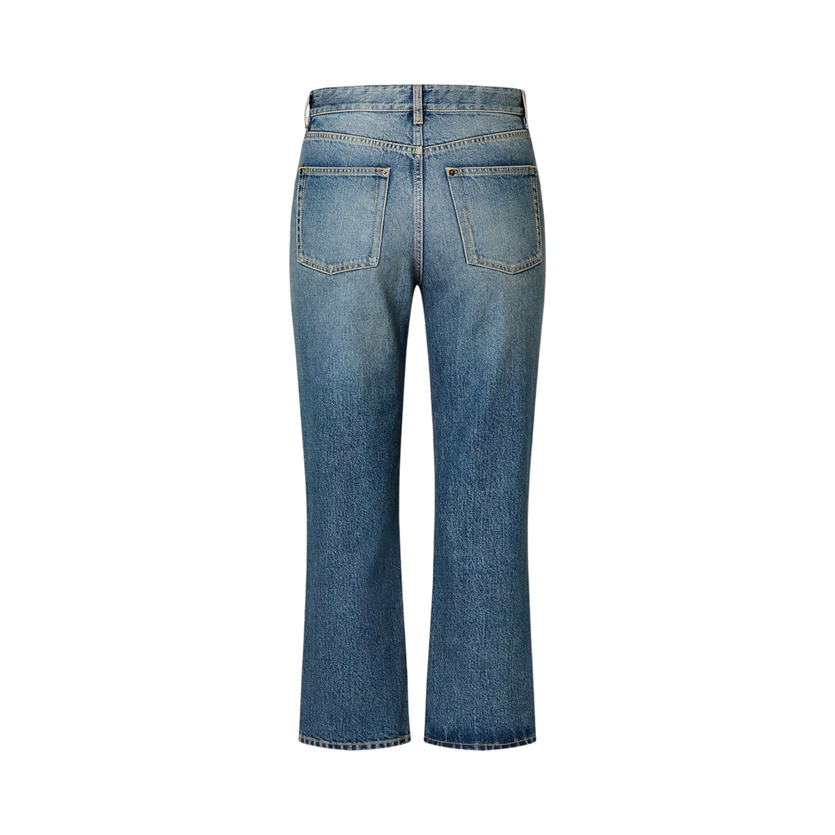Louis Vuitton Monogram Leather Patch Jeans