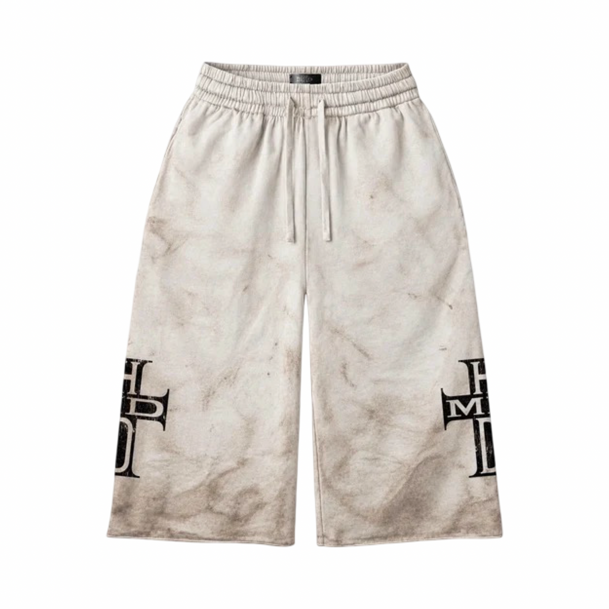 Happy Memories Don't Die Holy Cross 3/4 Shorts Mud White