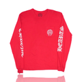 Chrome Hearts Horseshoe Logo Longsleeve Red