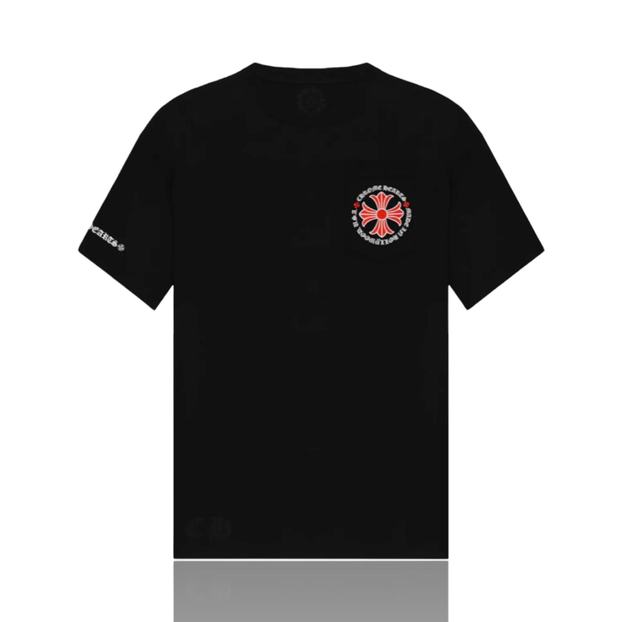 Chrome Hearts Made In Hollywood Red Plus Cross Tee