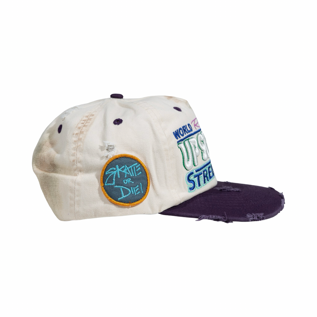 Up 7  Dweller Street Team Snapback White/Purple