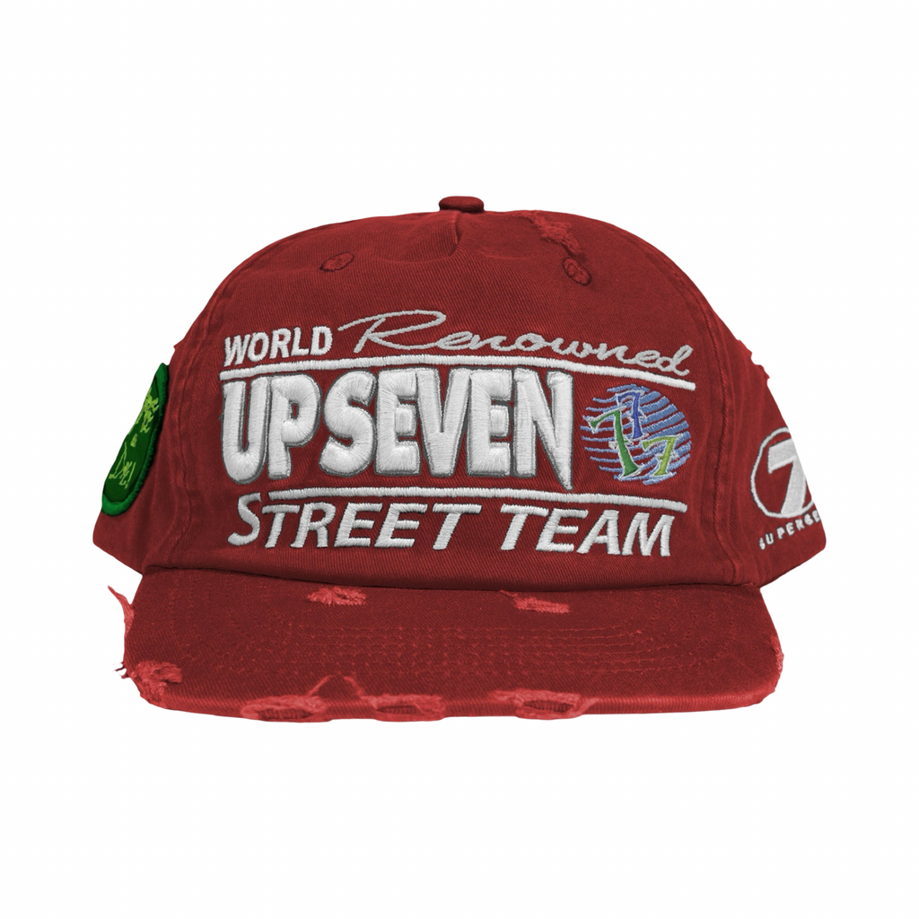 Up 7  Dweller Street Team Snapback Red/White