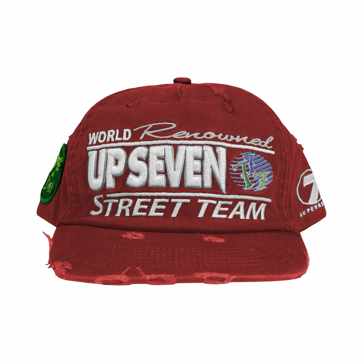 Up 7  Dweller Street Team Snapback Red/White