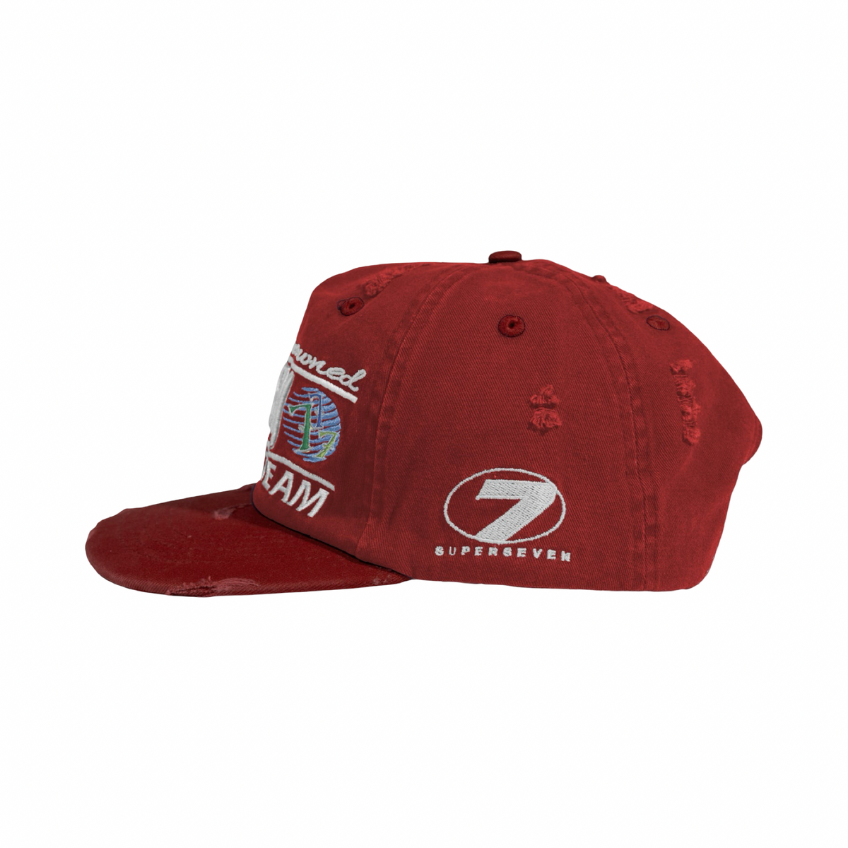 Up 7  Dweller Street Team Snapback Red/White