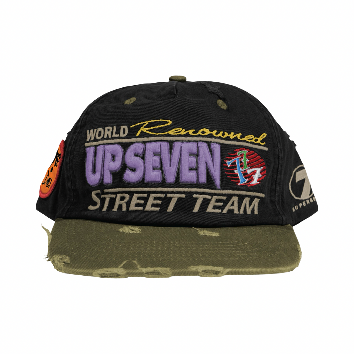 Up 7  Dweller Street Team Snapback Black/Olive