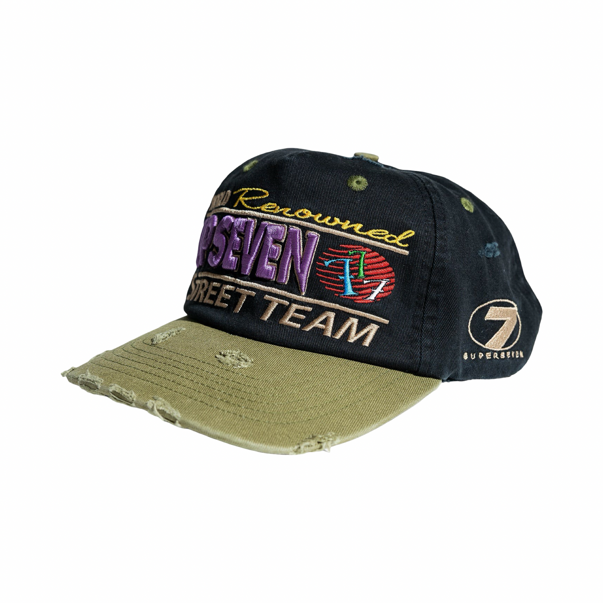 Up 7  Dweller Street Team Snapback Black/Olive