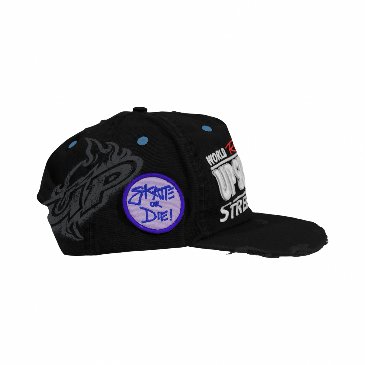 Up 7  Dweller Street Team Snapback Black