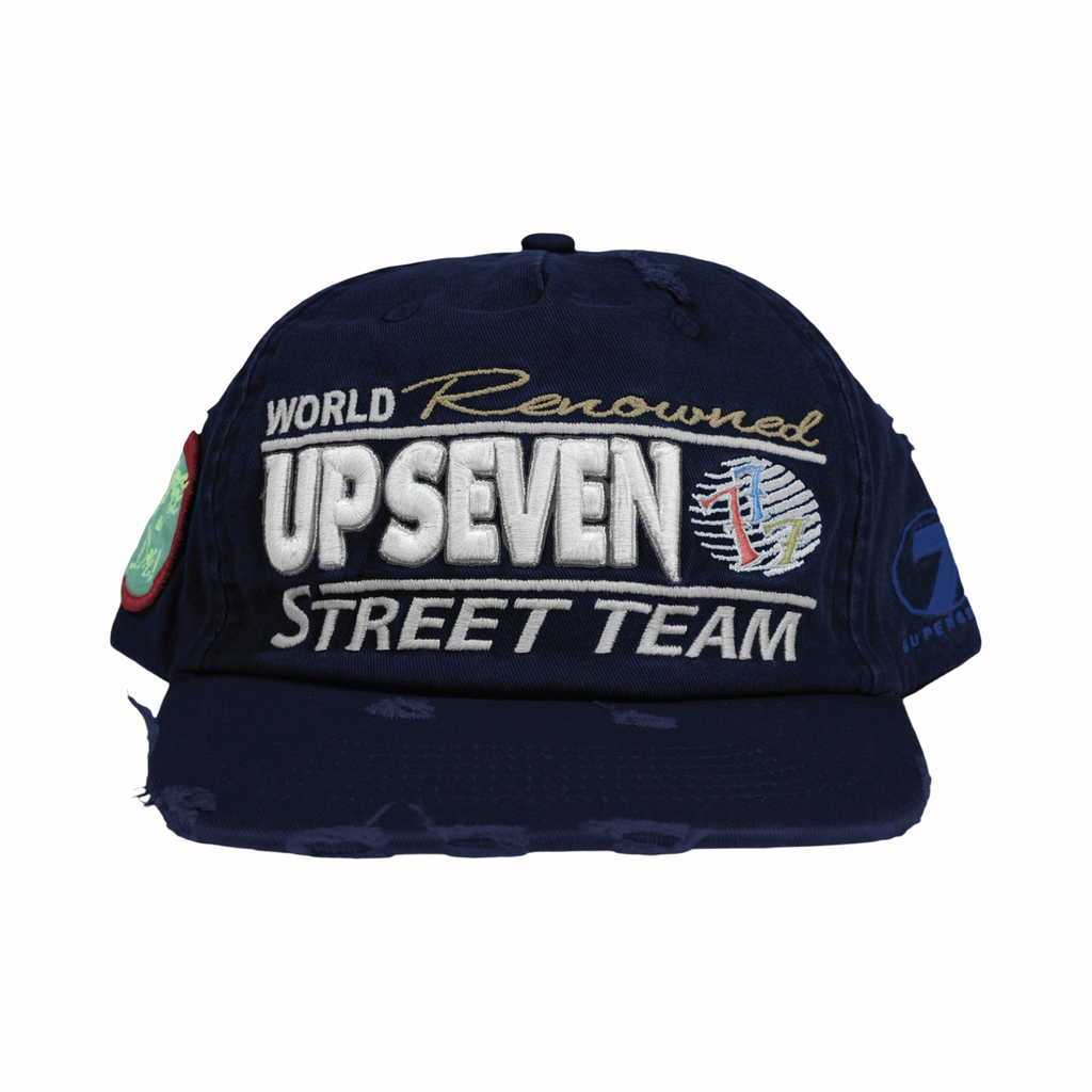 Up 7  Dweller Street Team  Snapback Navy Blue