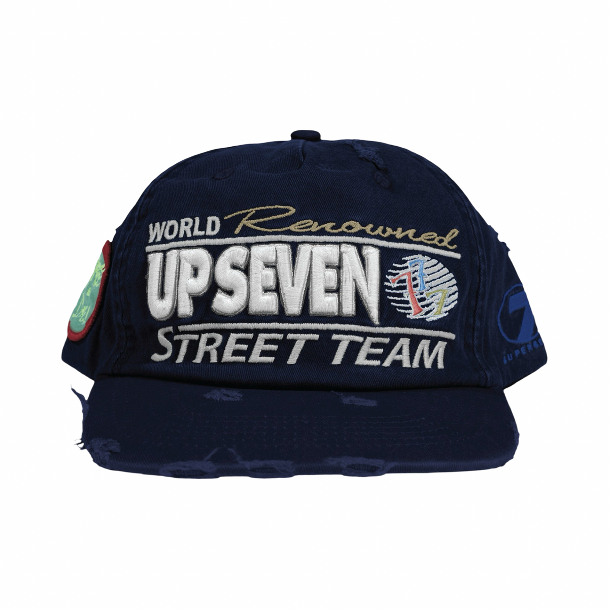 Up 7  Dweller Street Team  Snapback Navy Blue