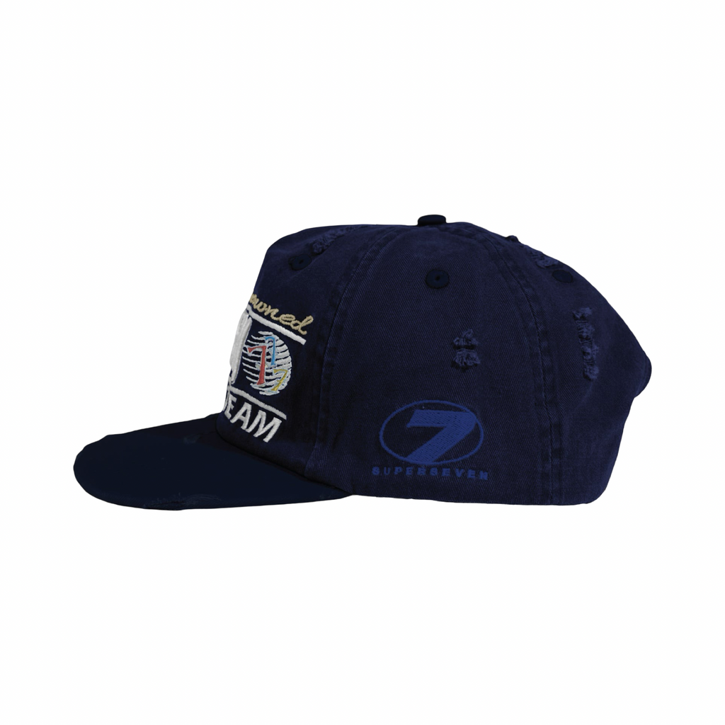 Up 7  Dweller Street Team  Snapback Navy Blue