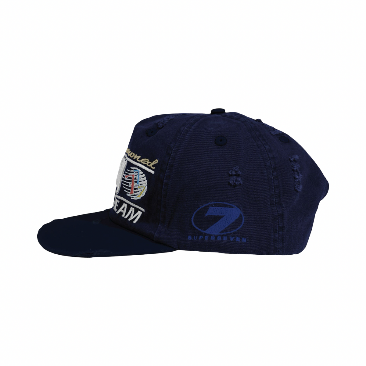 Up 7  Dweller Street Team  Snapback Navy Blue