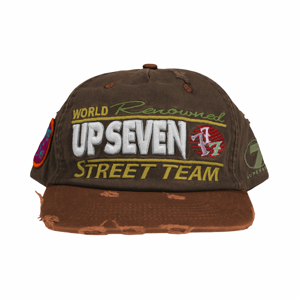 Up 7  Dweller Street Team Snapback Brown