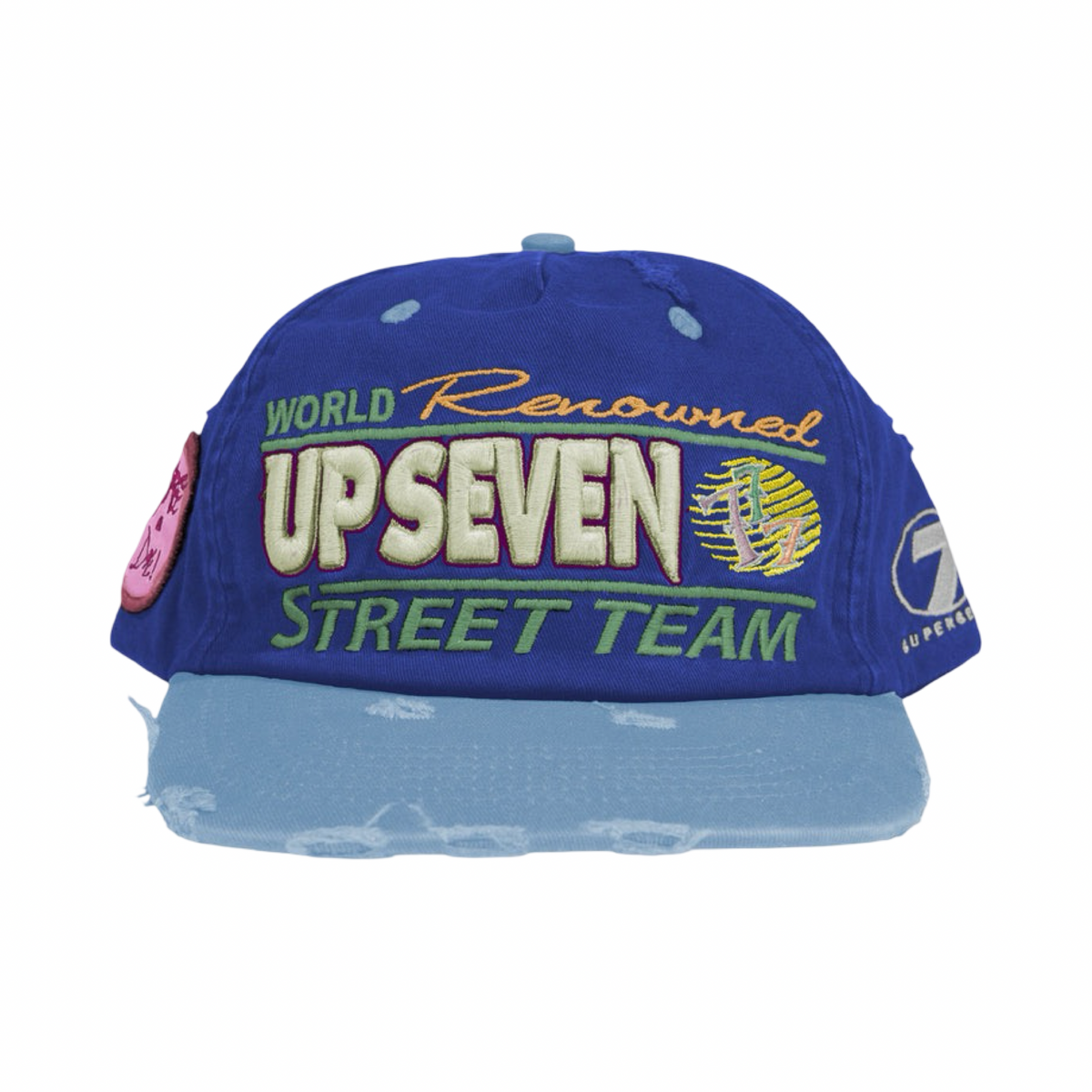 Up 7  Dweller Street Team Snapback Carolina Blue