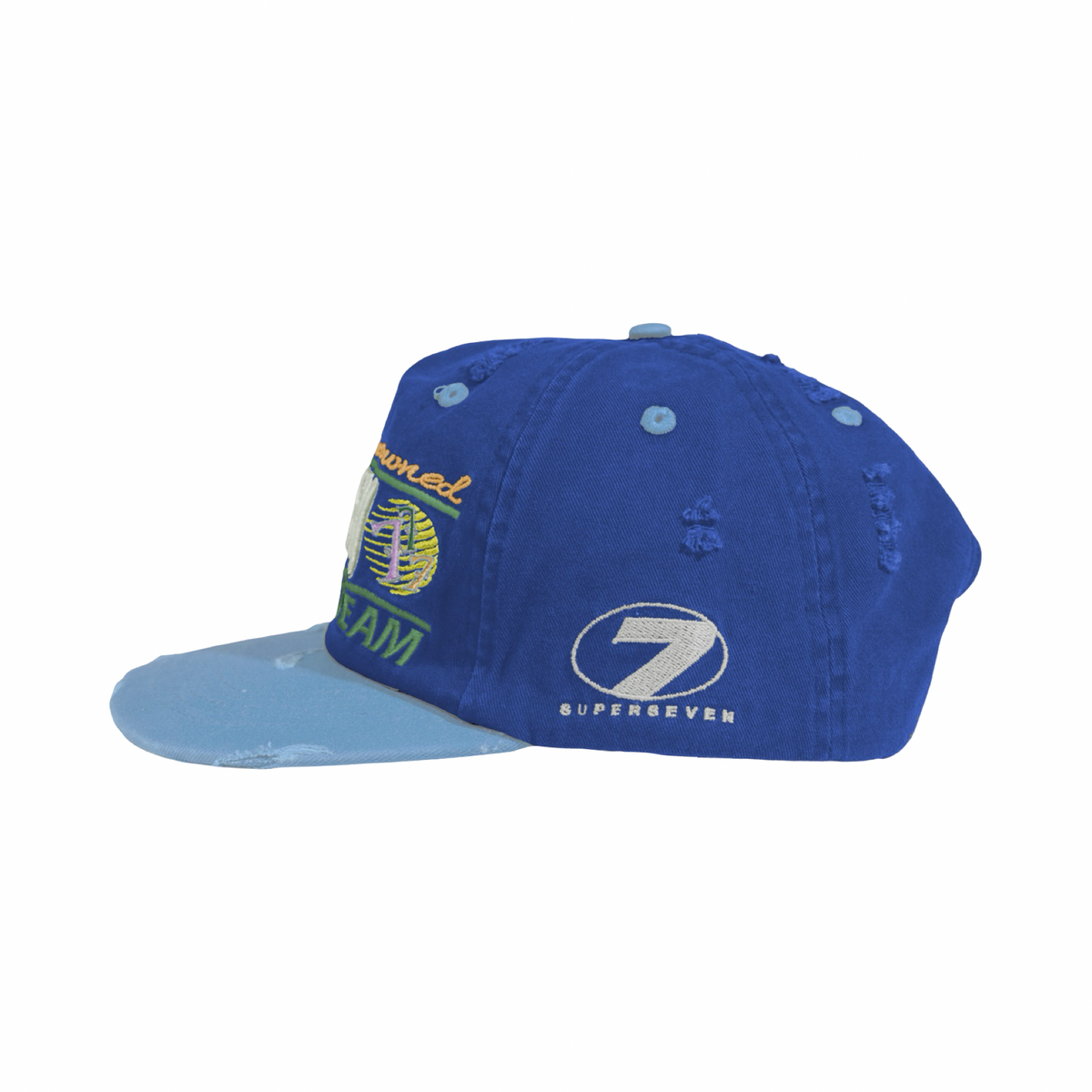Up 7  Dweller Street Team Snapback Carolina Blue