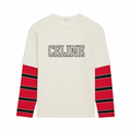 Celine Double Layered Longsleeve White/Red