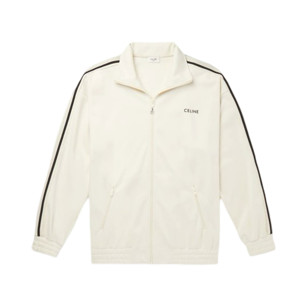 Celine Logo Tracksuit  Set Cream