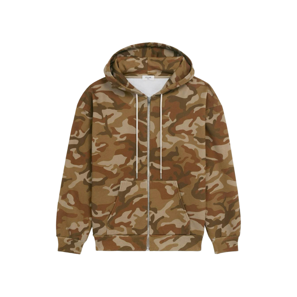Celine Camouflage Zip Up