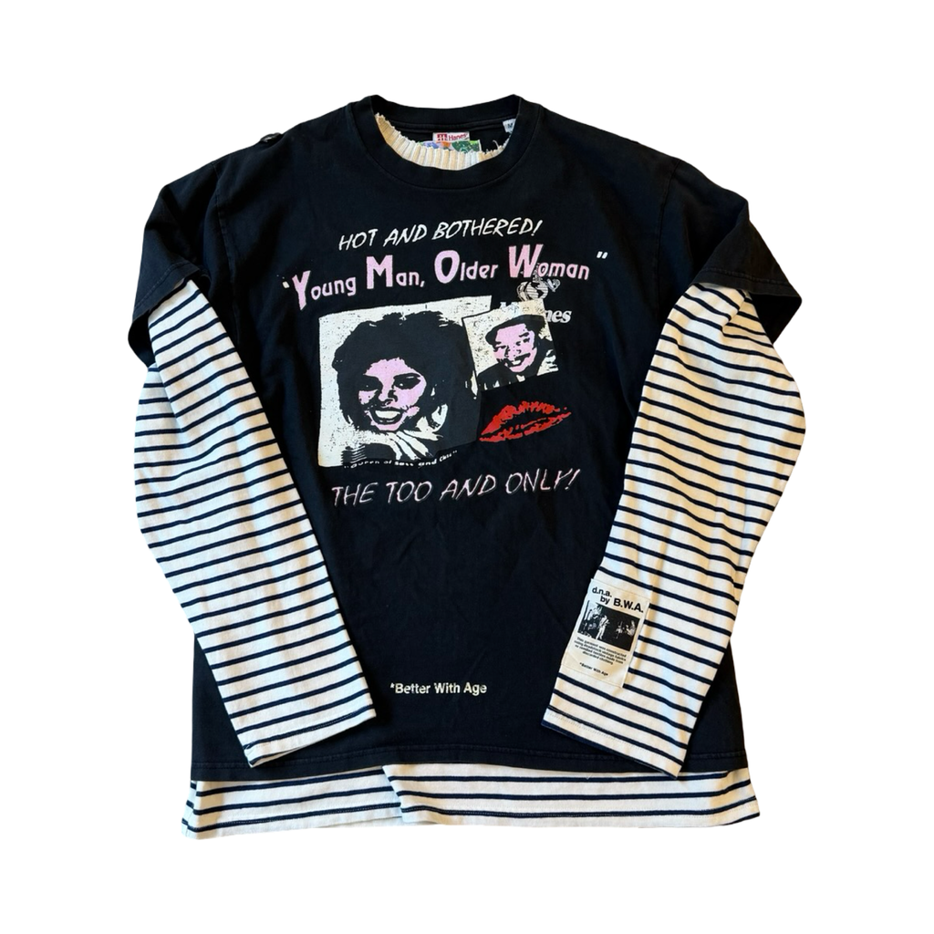 *Better With Age Young Man Double Layered Longsleeve Black #3