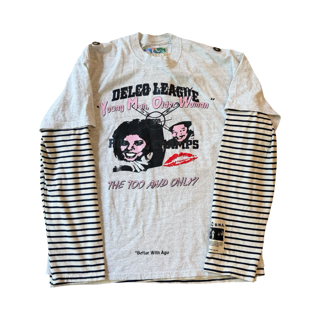 *Better With Age Young Man Double Layered Longsleeve #1 Grey