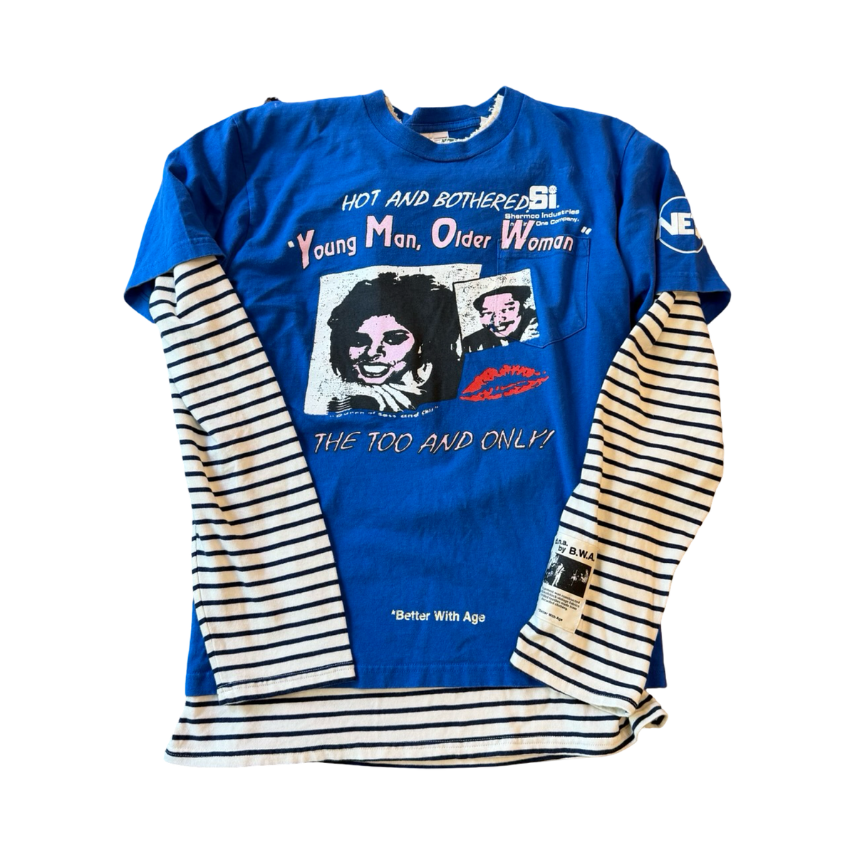 *Better With Age Young Man Double Layered Longsleeve #2 Blue