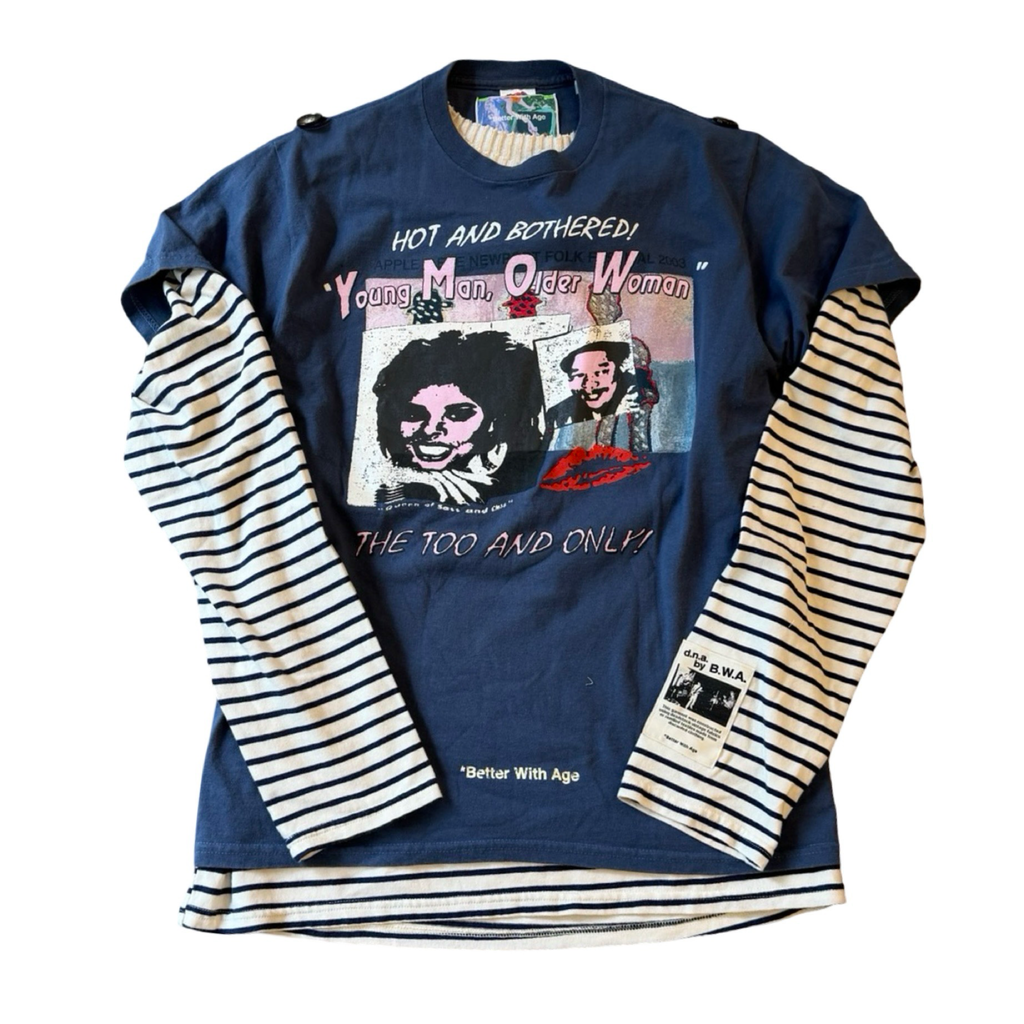 *Better With Age Young Man Double Layered Longsleeve Blue #5