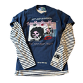 *Better With Age Young Man Double Layered Longsleeve Blue #5