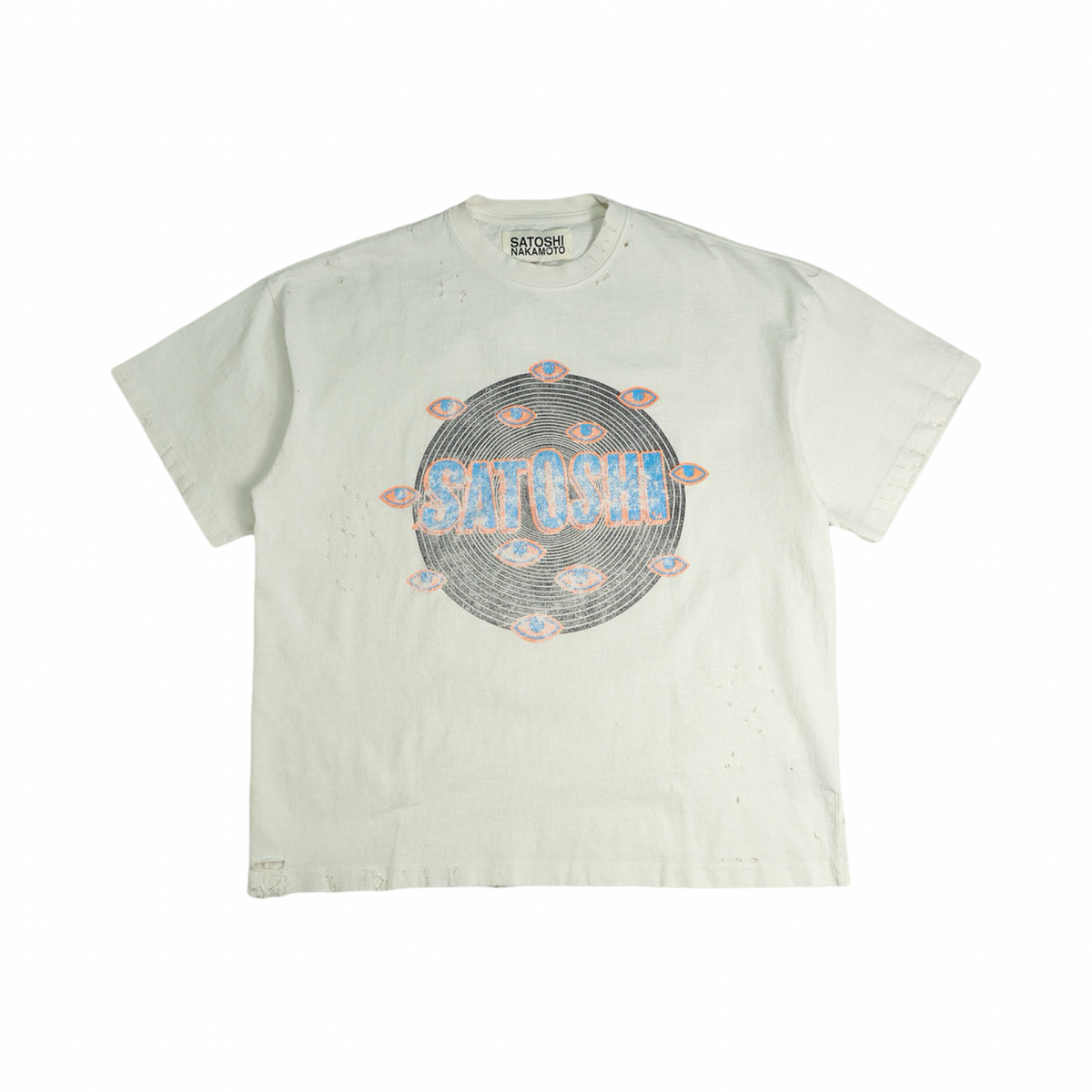 Satoshi Nakamoto Eyes Tee Cream