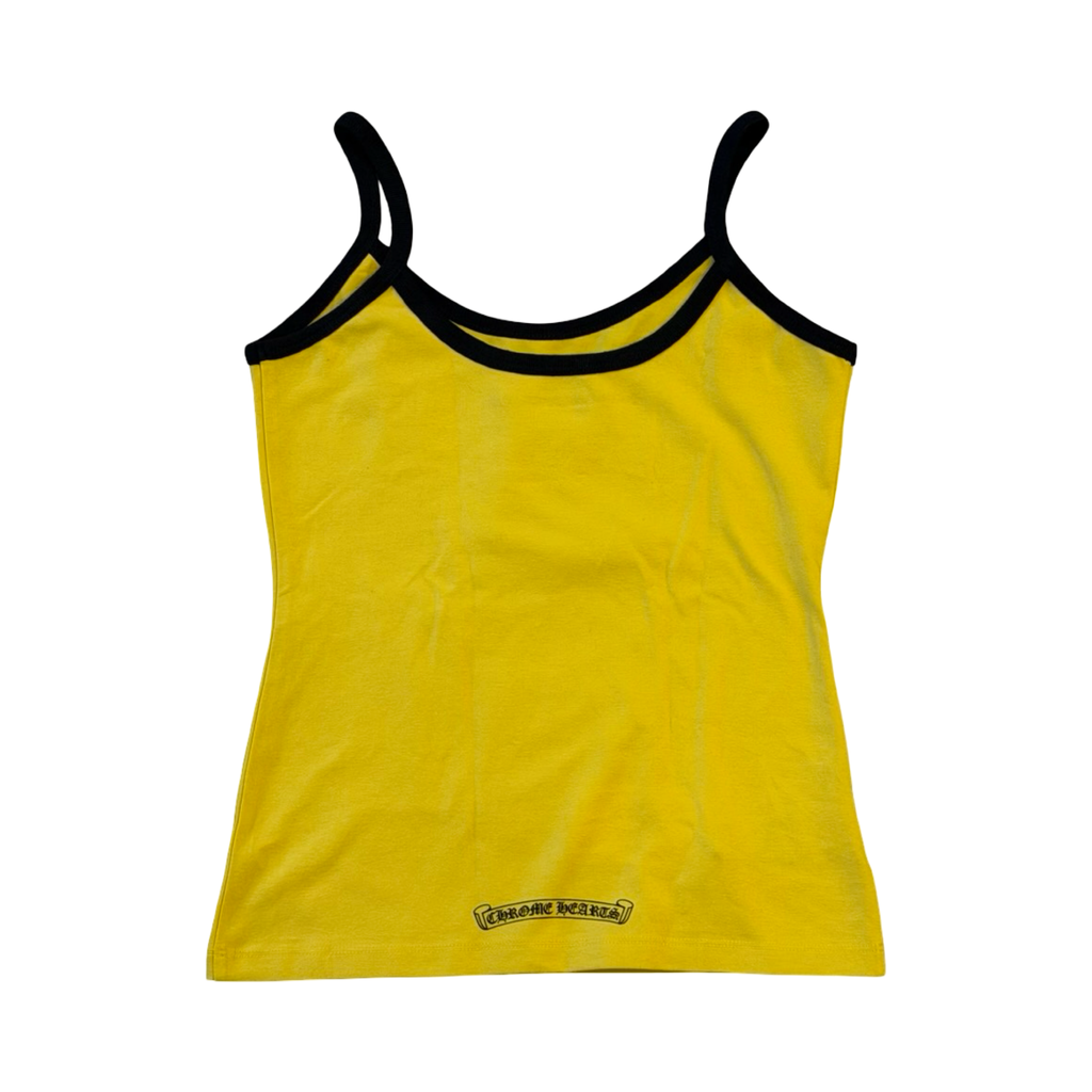 Chrome Hearts Yellow＆Black Horseshoe Logo Tank Top