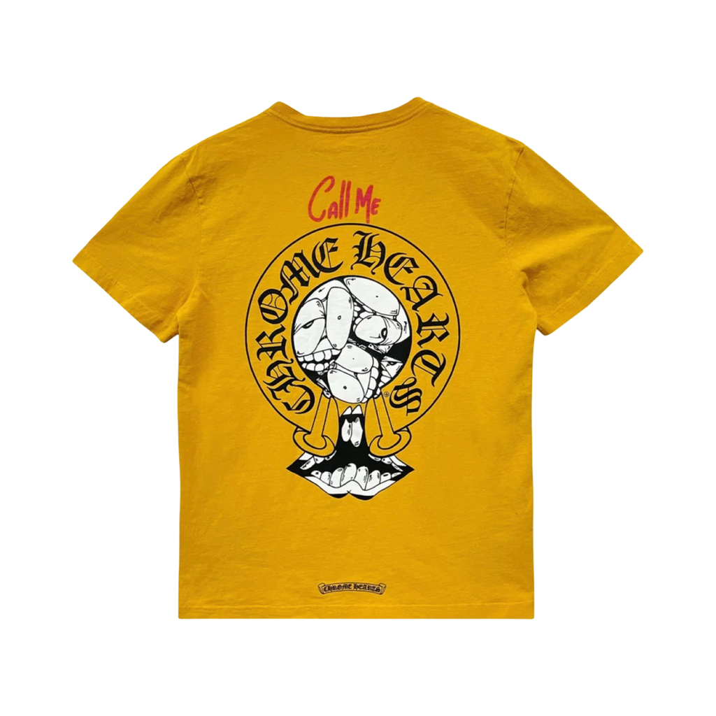Chrome Hearts Matty Boy Call Me Tee Yellow