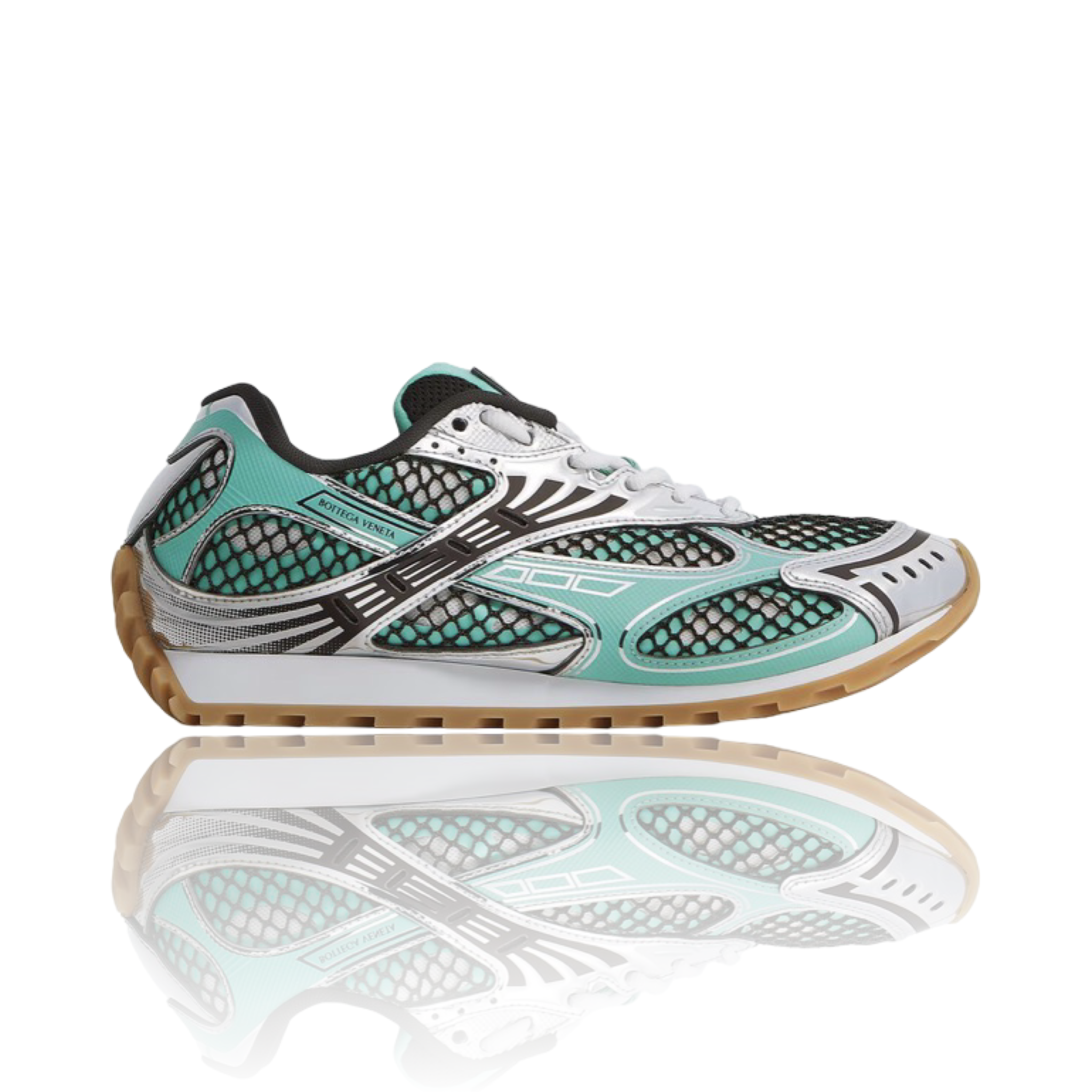 Bottega Veneta Orbit Green Oasis/Espresso