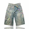 Acne Studios Keychain Print Loose Fit Denim