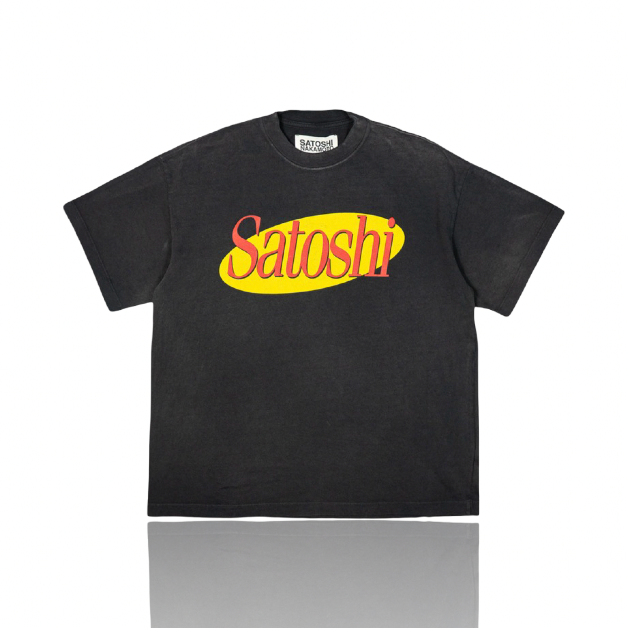 Satoshi Nakamoto Sitcom Tee Black