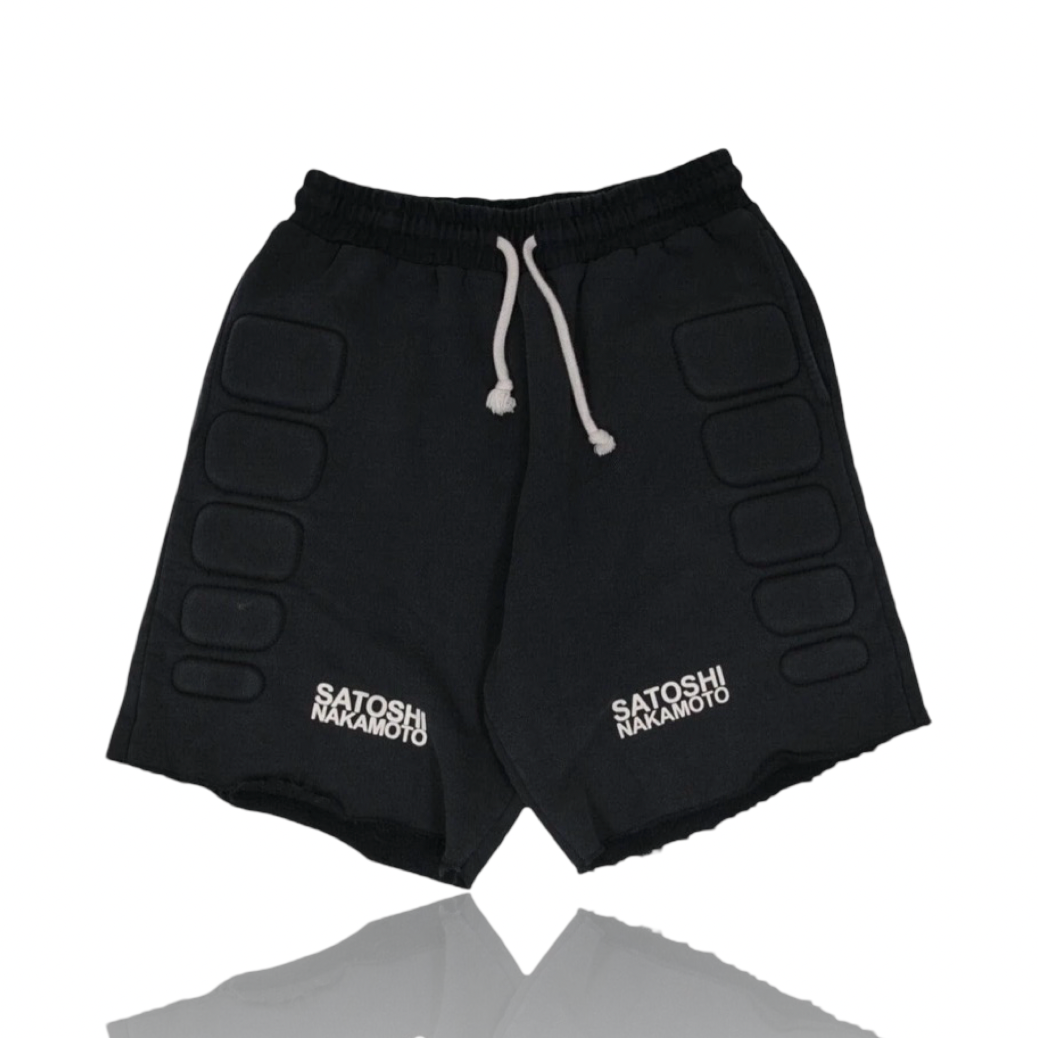 Satoshi Nakamoto Moto Shorts Padded Shorts Black