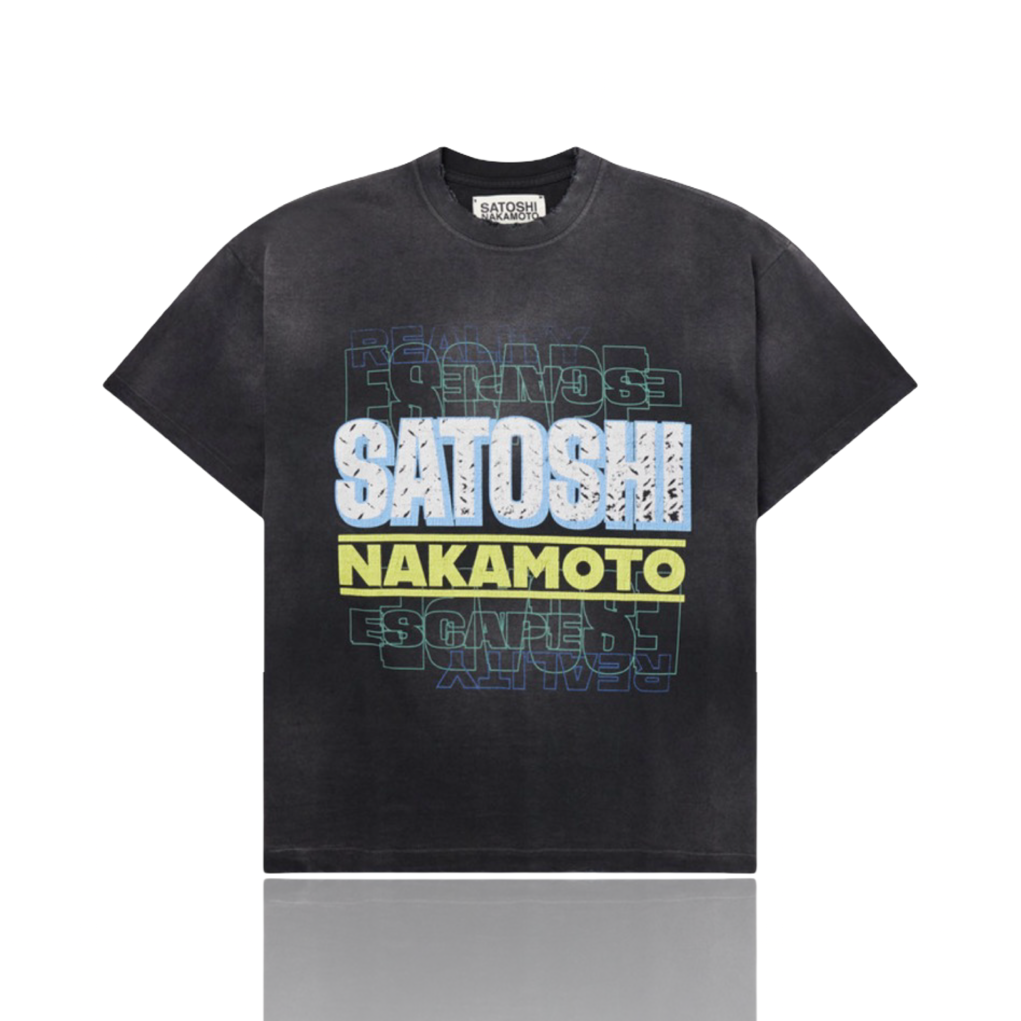 Satoshi Nakamoto Escape Reality Tee Black