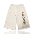 Satoshi Nakamoto Drifter Sweat Shorts White