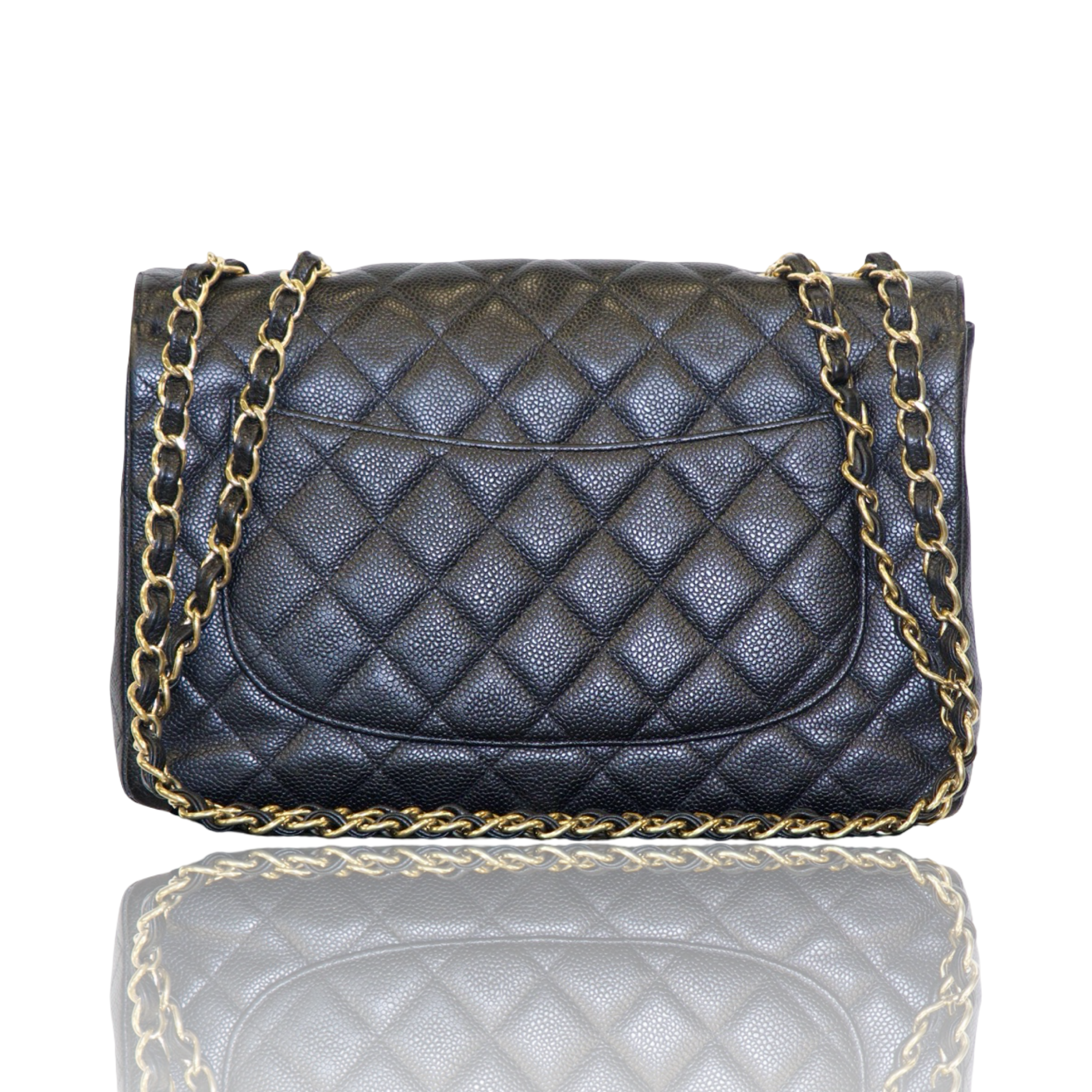 Chanel Black Caviar Large Classic Flap