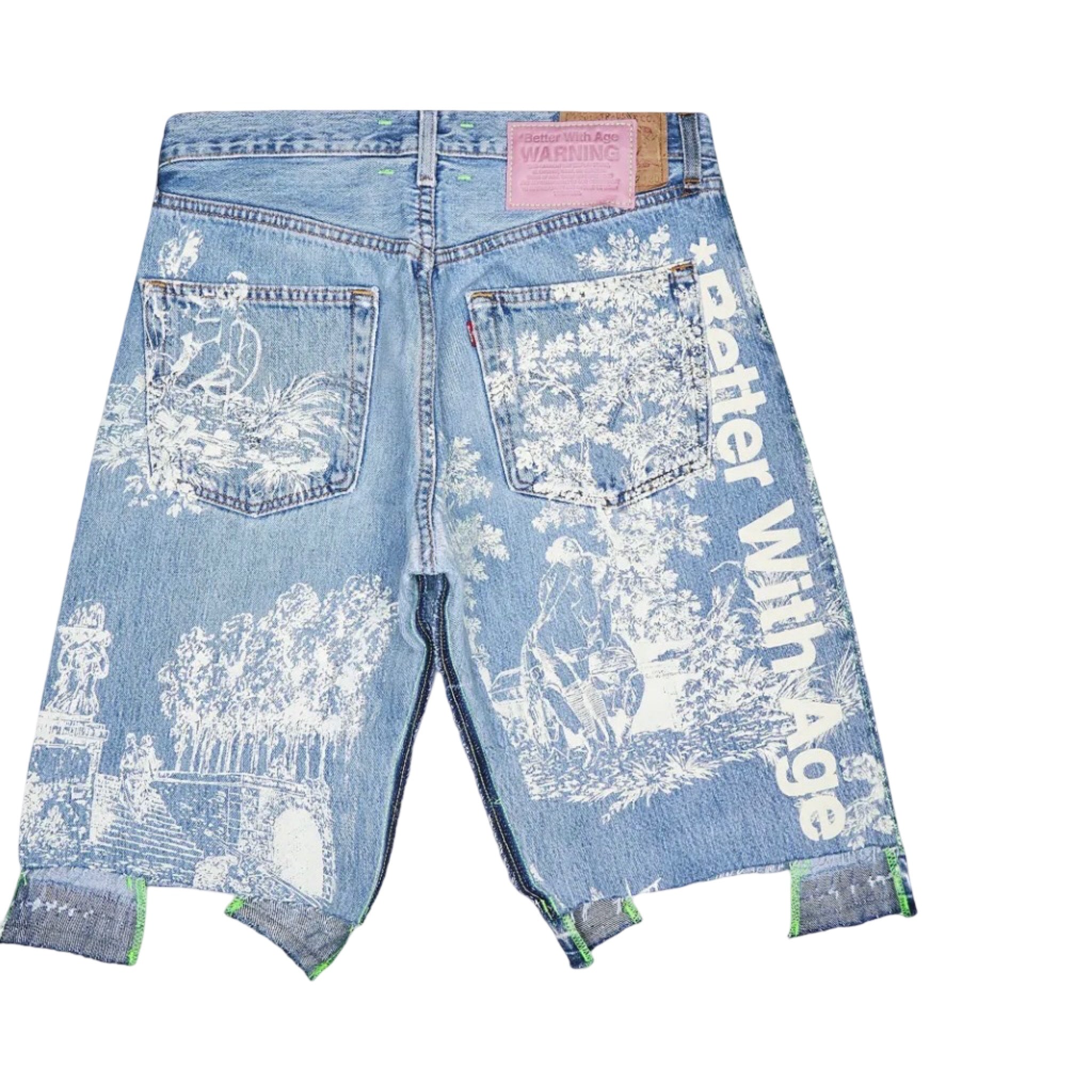 *Better With Age Teresa Wide Denim Shorts Indigo