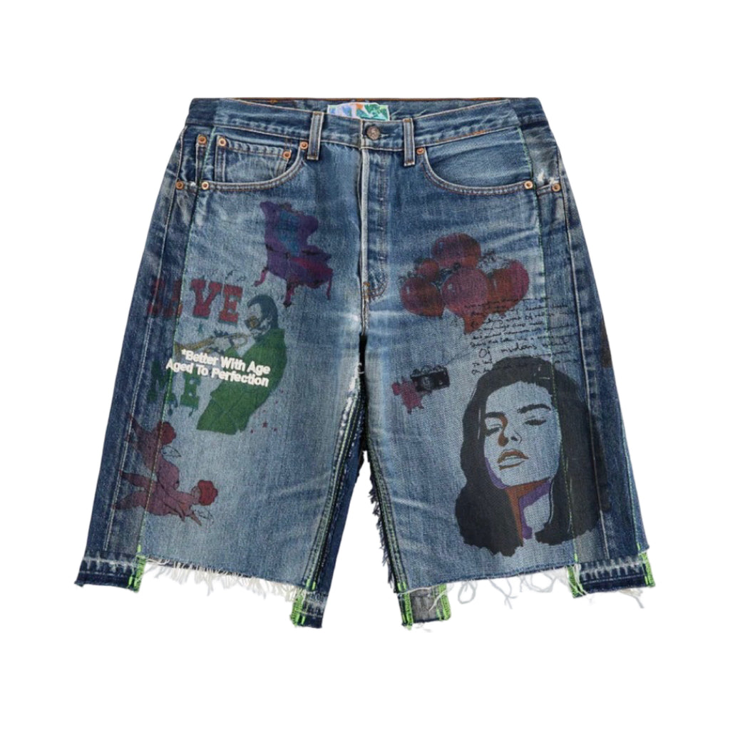 *Better With Age Harrison Triple Wide Denim Shorts