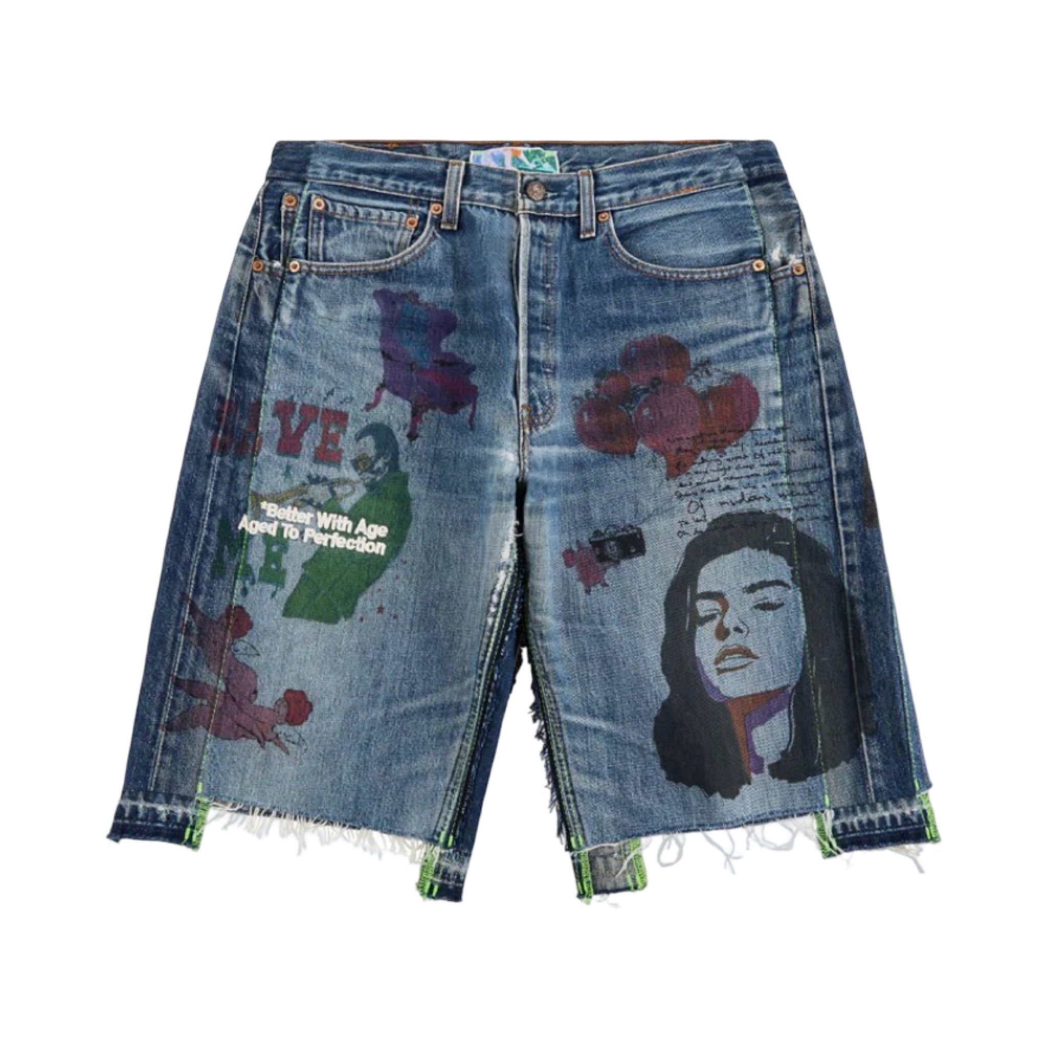 *Better With Age Harrison Triple Wide Denim Shorts